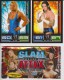 WWE Raw Smackdown ECW Lot Of 11 SLAM ATTAX Wrestling Trading Cards By Topps Europe 2008 - Trading Cards