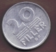 HUNGARY 20 FILLER 1989 - Hungría