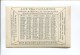 PARIS TRAVAILLEURS BD VOLTAIRE CHROMO LAAS CALENDRIER 1881  MONUMENT ARC TRIOMPHE ETOILE - Petit Format : ...-1900