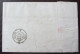 12 JAN 1854 - WOW Belle Lettre Napoleon Presidence 25c Pour Paris Obl. Cachet De Province - Cote: 100euros+ - 1852 Louis-Napoléon