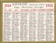 Calendrier 1924, Aspirine Usines Du Rhône - Petit Format : 1921-40