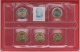 Coin Monaco 2003 Set 0.10 - 0.20 - 0.50 - 1.00 - 2.00 All UNC + Stamp Rainier III - Monaco