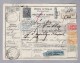 Heimat Italien Lombardei COGNO 1928-10-06 Paketkarte Nach Zürich - Pacchi Postali