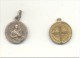 Lot De 2 Petites Médailles Religieuses (b139) - Religion & Esotérisme