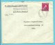 724N (-10% Locale Opdruk) Op Brief Met Stempel HARELBEKE - 1946 -10%