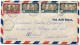 NOUVELLE-CALEDONIE LETTRE PAR AVION DEPART NOUMEA 28 MAI 46 Nelle CALEDONIE POUR LA FRANCE - Cartas & Documentos