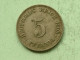 1909 D - 5 Pfennig / KM 11 ( Uncleaned Coin - For Grade, Please See Photo ) !! - 5 Pfennig