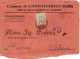 CAMPOFIORITO 30.7.1944  /   CORLEONE  - Cover _ Lettera Frontespizio - Amgot Cent. 25 Isolato - Marcophilie