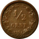 Monnaie, Pays-Bas, William III, 1/2 Cent, 1886, TB, Bronze, KM:109.1 - 1849-1890 : Willem III