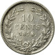 Monnaie, Pays-Bas, William III, 10 Cents, 1878, TB+, Argent, KM:80 - 1849-1890 : Willem III