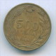 F3494 / -  500 Lira -  1989  -  Turkey Turkije Turquie Turkei  - Coins Munzen Monnaies Monete - Türkei