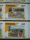 RWANDA 1990 Nr 1384/1387 PAIRS PERF. + IMPERFORATED / MNH ** / COT. 49 EUR / 1991 - Neufs