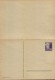 Germany/DDR-Postal Stationery Private Postacard(double) With Paid Answer Unused- G. Hauptmann,Nobelpreis - 2/scans - Privatpostkarten - Ungebraucht