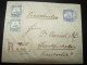 CAMEROUN KAMERUN LOMIE 1907 Pour FRANKFURT MAIN EN RECOMMANDE EINSCHREIBEN REGISTERED ABSTEMPELUNGEN !!! - Kamerun