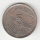 *singapore 5 Cents 1969 Km 2    Unc - Singapour