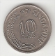 Singapore 10 Cents 1976 Km 3    Unc - Singapore