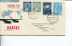 (822) Australia FDC Cover - 1959 - QANTAS Inaugural Flight - Via Bangkok (scarce Items Cat Valued At $ 30.00 +) - First Flight Covers