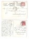 2 ZWEI DUSSELDORF Germany Old Postcards POSTALLY USED + STAMPS - Duesseldorf