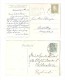 2 ZWEI DUSSELDORF Germany Old Postcards POSTALLY USED + STAMPS - Duesseldorf