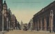 Neville Street And Central Station  With Trams  Old Card.   S-1180 - Newcastle-upon-Tyne