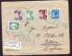 Romania On Registered Cover To South Africa Via Port Said Egypt - 1930 - King Carol II - Brieven En Documenten