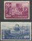 RYUKYU ISLANDS - 1953 Arrival (3y Has Light Crease, Not Seen From Front. Scott 27-28. MNH ** Sailing Ships - Ryukyu Islands