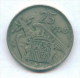 F3546 / - 25 Pesetas - 1957 ( 58 ) - Spain Espana Spanien Espagne - Coins Munzen Monnaies Monete - 25 Pesetas