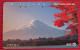 Telefonkarte Asien Japan NTT Vulkan Landschaft Berge Telephone Card 1989 - Volcans