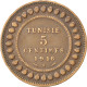Tunisie, Muhammad Al-Nasir Bey, 5 Centimes, 1906, Paris, Bronze, TTB, KM:235 - Túnez