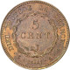 Monnaie, France, 5 Centimes, Paris, SUP, Cuivre, Gadoury:144 - Proeven