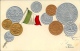 Postcard (Coins / Money) - Mexico - Coins (pictures)