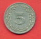 F3734 / - 5 Millim  - 1983  -  Tunisia Tunisie Tunesien Tunesie  - Coins Munzen Monnaies Monete - Tunesien