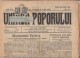 UNIREA POPORULUI NEWSPAPER, WEEKLY NEWSPAPER, KING FERDINAND STAMPS, 1926, ROMANIA - Autres & Non Classés