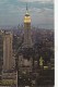 P4264 Empire State Building At Nighti New York City   USA Front/back Image - Empire State Building