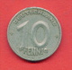 F3772 / - 10 Pfennig - 1949 A -  DDR - Deutschland Germany Allemagne Germania  - Coins Munzen Monnaies Monete - 10 Pfennig