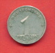 F3773 / - 1 Pfennig - 1952 E -  DDR - Deutschland Germany Allemagne Germania  - Coins Munzen Monnaies Monete - 1 Pfennig