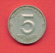 F3782 / - 5 Pfennig - 1952 A -  DDR - Deutschland Germany Allemagne Germania  - Coins Munzen Monnaies Monete - 5 Pfennig