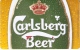 TARJETA DE GRECIA DE CERVEZA CARLSBERG DE TIRADA 35000 (BEER) (2 FOTOS) CHAPA - Publicidad