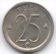 Belgium : 25 Centimes 1964 Dutch Legend - Strike Error & Off-center - 25 Cent