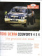 Fascicule - Rallye Monte Carlo  -  No 14 -  Ford Sierra Cosworth  -  Pilote Francois Delacour - Auto/Moto
