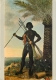 Fetu State Warrior, Painting By A Eckhout, Ghana Postcard Used Posted To UK 1982 Gb Stamp - Ghana - Gold Coast