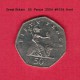 GREAT BRITAIN    50  PENCE  2004 (KM # 991) - 50 Pence