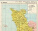 Carte Depliante  Provenant D'un Calendrier  De La Manche Avec Plan De Cherbourg Et Avranches 50 - Grand Format : 1971-80