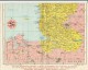 Carte Depliante  Provenant D'un Calendrier  De La Manche Avec Plan De Cherbourg Et Avranches 50 - Grossformat : 1971-80