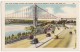 WEST SIDE EXPRESS HIGHWAY - WASHINGTON BRIDGE NEW YORK CITY C1940s Old Postcard - Brücken Und Tunnel