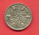 FS52 / - 6 PENCE - 1936 - Great Britain Grande-Bretagne Grossbritannien  - SILVER Coins Munzen Monnaies Monete - H. 6 Pence