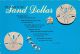 Legend Of The Sand Dollar, USA Postcard Used Posted To UK 1988 Stamp - Poissons Et Crustacés