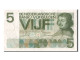 Billet, Pays-Bas, 5 Gulden, 1966, 1966-04-26, SUP - 5 Florín Holandés (gulden)