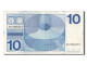 Billet, Pays-Bas, 10 Gulden, 1968, 1968-04-25, SUP - 10 Gulden