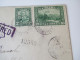 Kanada 1929 Registered Letter From St. Catharines Ont. Original No. 599 To USA Mit 13 Abstempelungen! - Covers & Documents